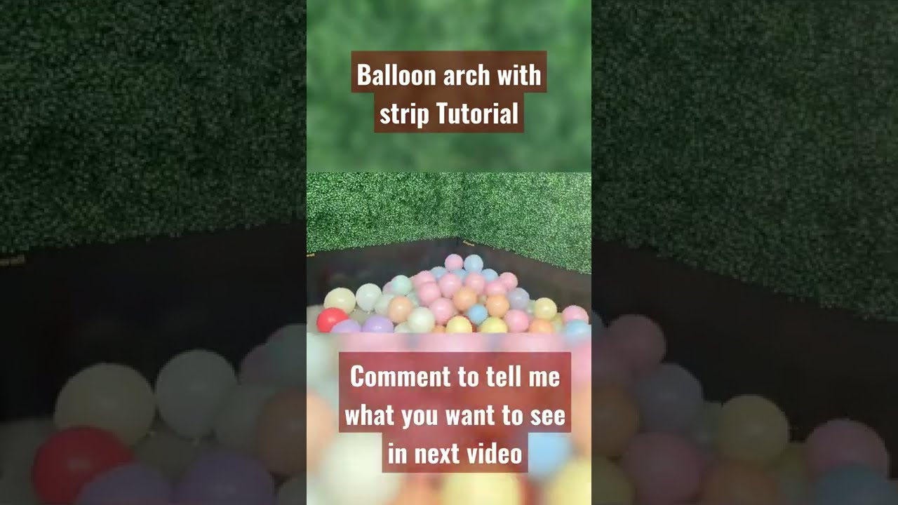 #how to make a #balloon arch with strip?#balloontutorial #balloonarch#birthday#diy#decoration