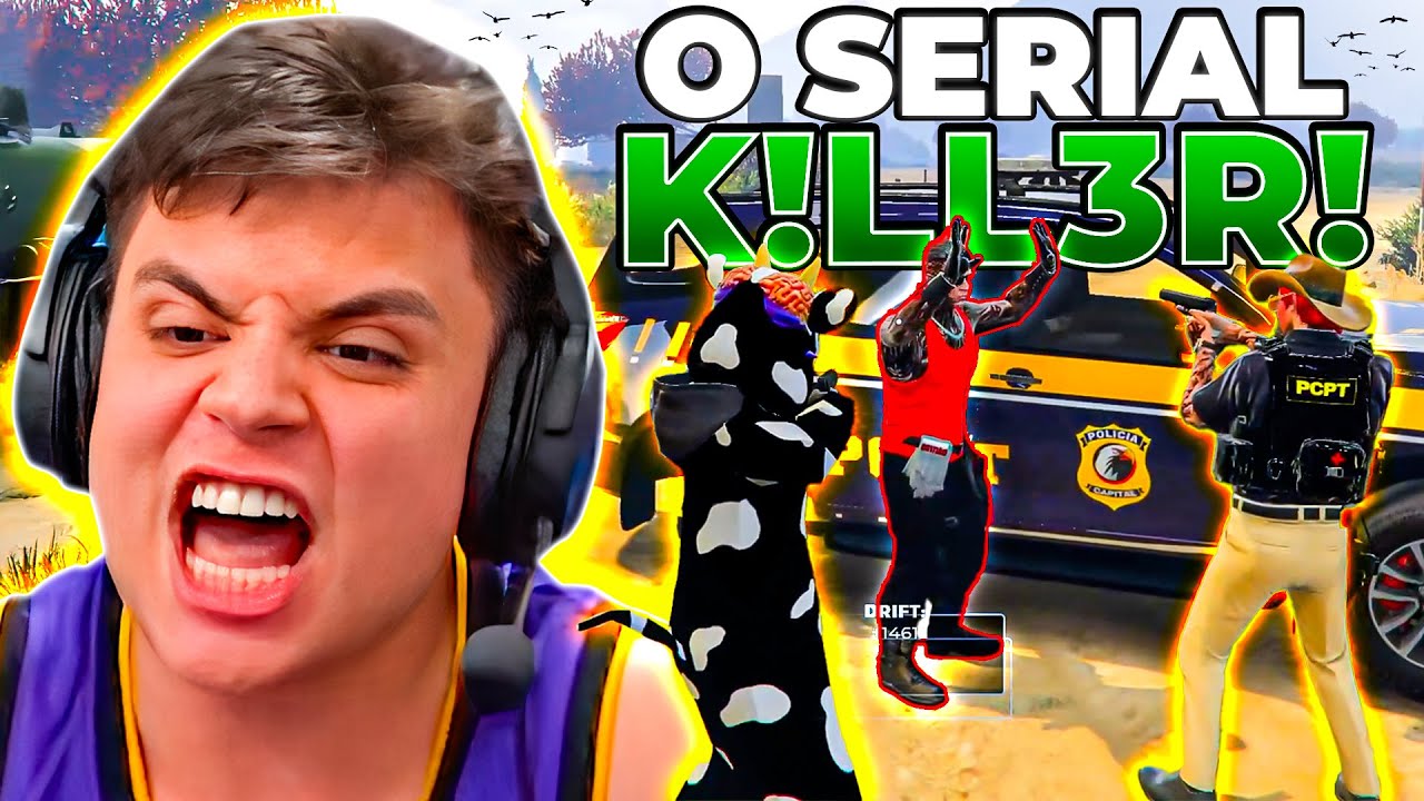 PAULINHO AJUDOU o CHUCKY A SE TORNA UM SERIAL K!LL3R no GTA RP! (Modder clips)