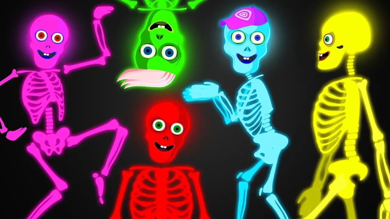Crazy Skeletons Exercise | Fun Adventures in Teehee Town Nursery Rhymes