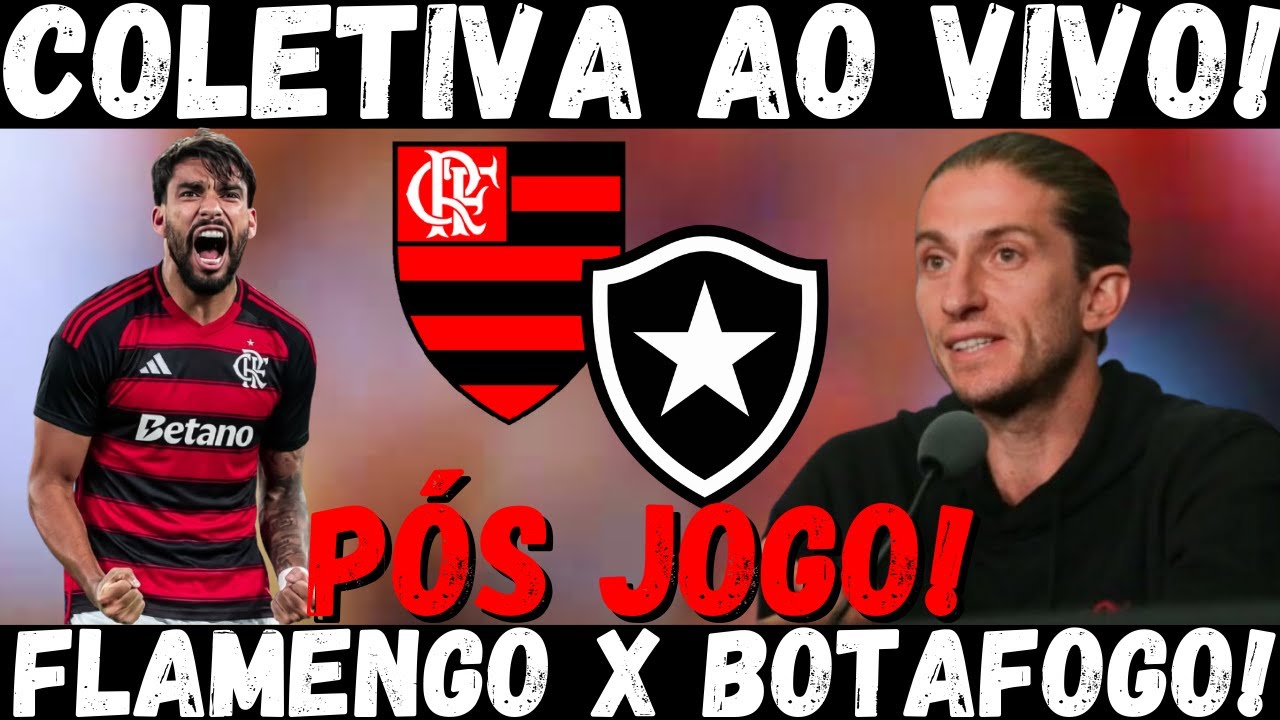 COLETIVA DE FILIPE LUÍS AO VIVO | PÓS JOGO BOTAFOGO X FLAMENGO | DEBATE TÁTICO | E+
