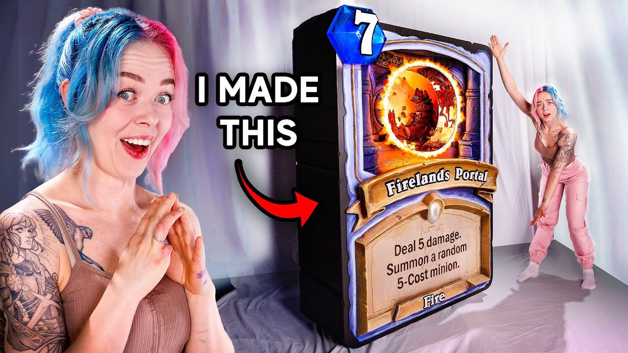 I Built a Massive Fire Portal... in 20 Days