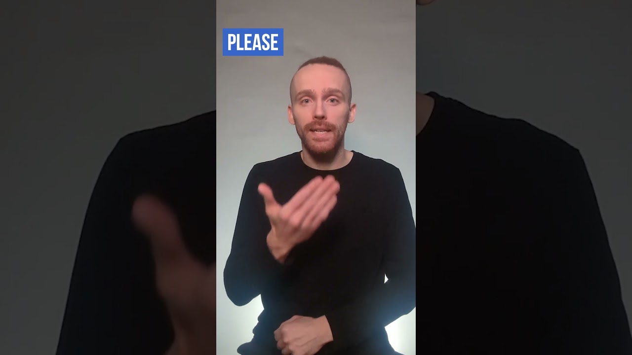 How to sign 'Sign Again Slowly Please' in BSL
