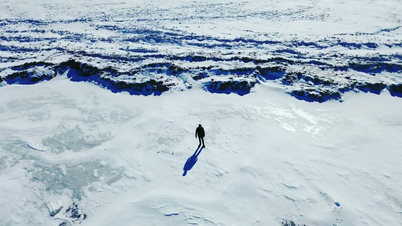 Lake Erie Frozen in 4k