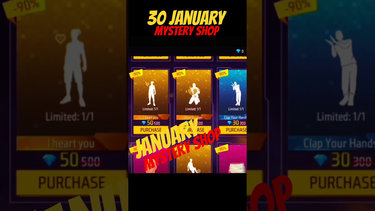 Jujutsu Kaisen Mystery Shop l Free Fire New Event l Ff New Event l Mystery Shop Free Fire 