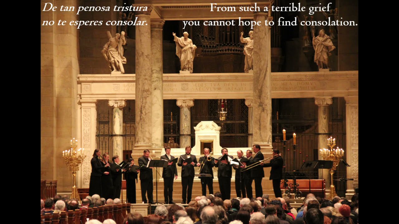 Triste España sin Ventura  -Juan del Encina; The Rose Ensemble w/Dark Horse Consort, live in concert