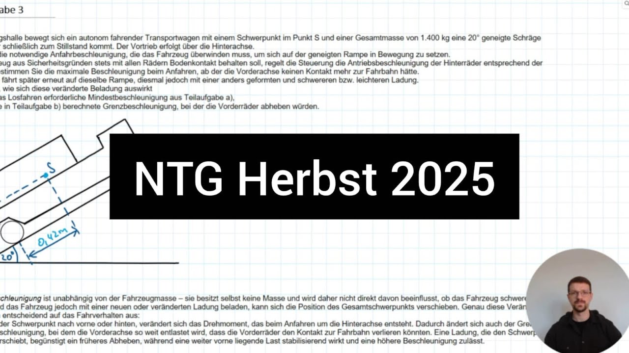 NTG Industriemeister IHK 2025 Herbst Aufgabe 3