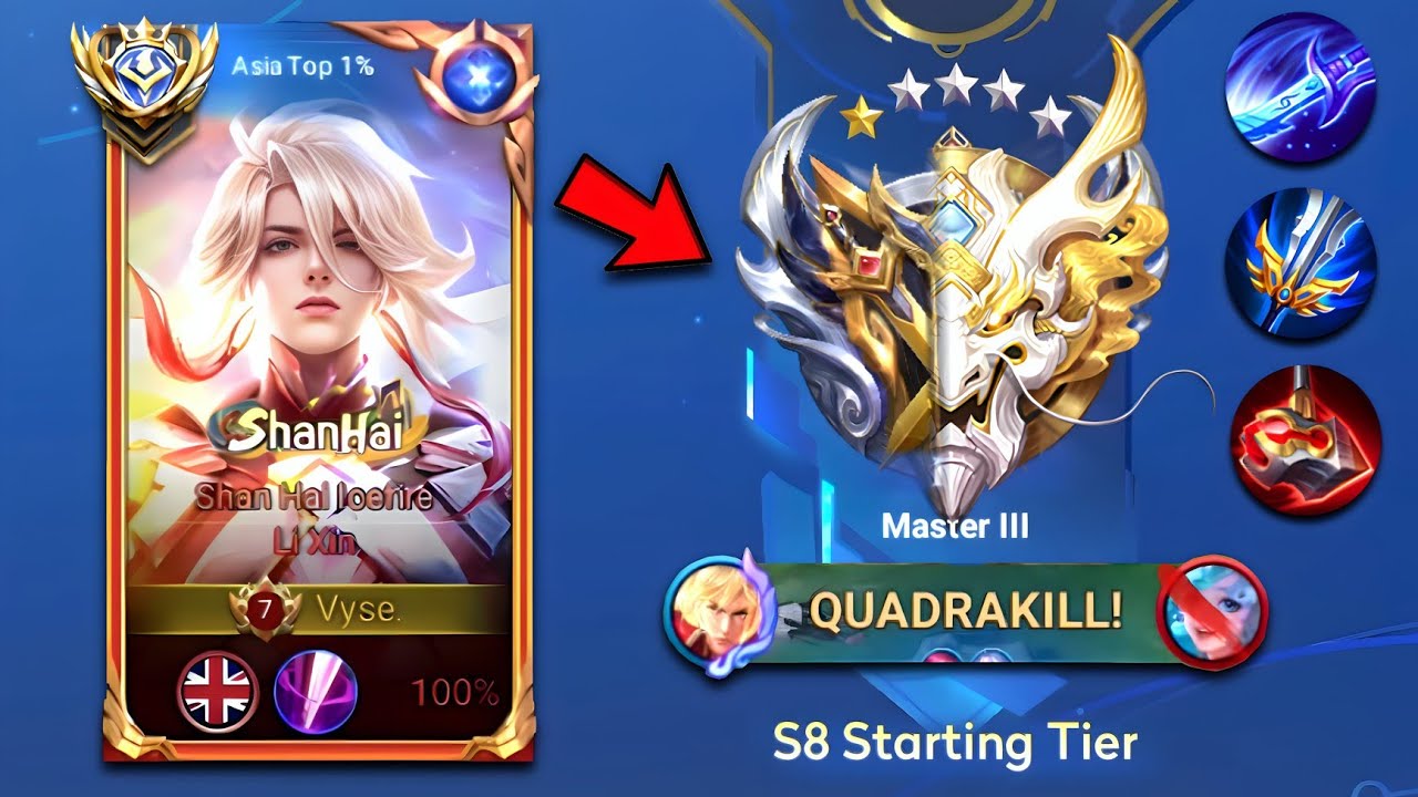 NEW SEASON IS HERE😂! I GOT MY FIRST INSANE QUADRAKILL THIS SEASON🔥 | BEST LI XIN BUILD & ARCANA 2025