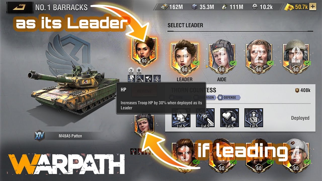 WarPath Officer Placement & Pairing Matters (Leader vs. Aide), but not for the Reason You Think