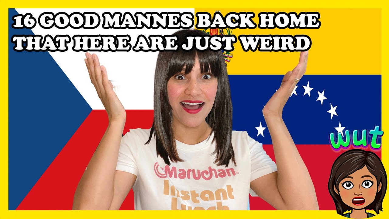 16 THINGS THAT ARE WEIRD IN CZECH REPUBLIC BUT GOOD MANNERS IN VENEZUELA