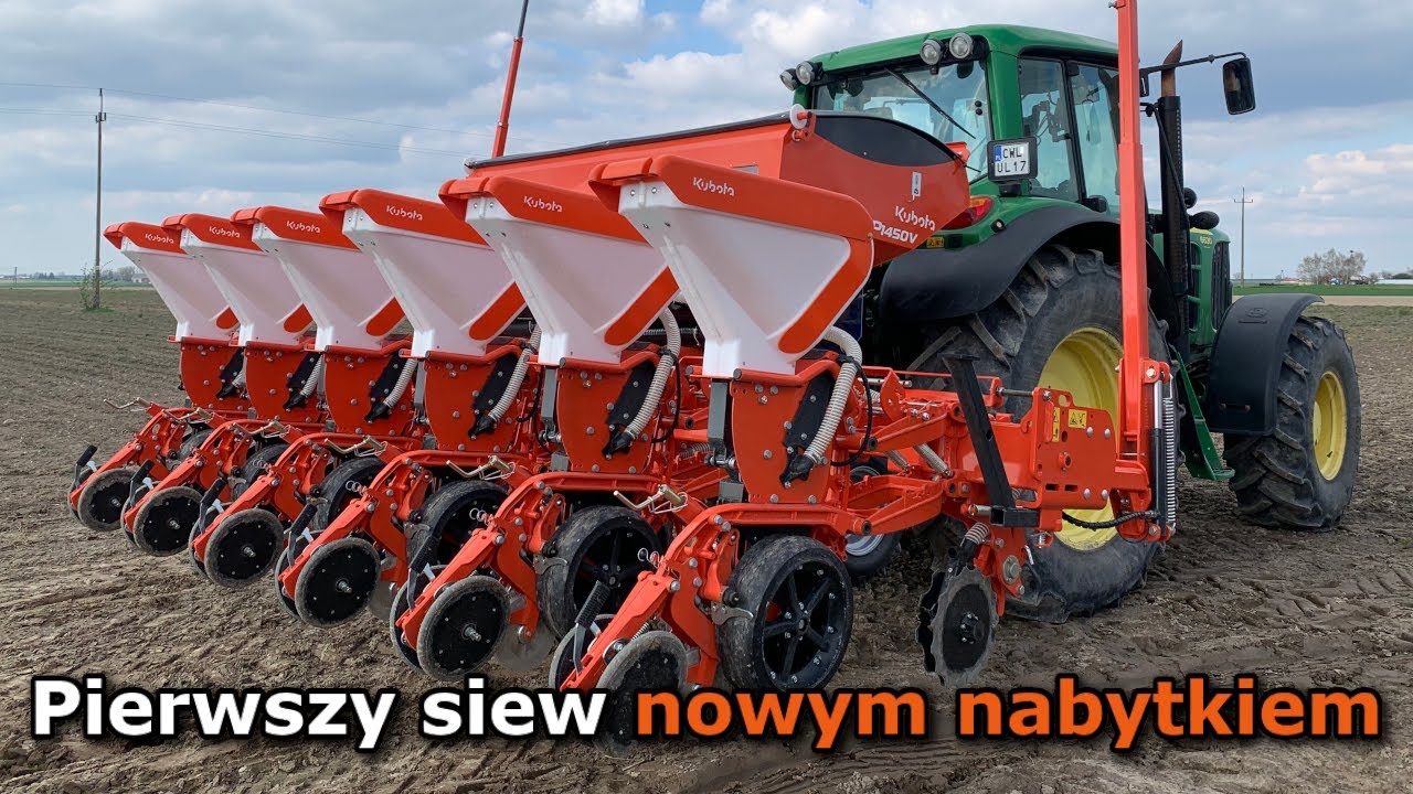 Siew kukurydzy nowym nabytkiem Kubota pp1450v