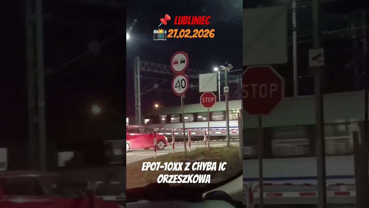 EP07-10XX z Chyba IC Orzeszkowa Do Wawy Wsch #pkp #automobile #kolejewielkopolskie #intercity226