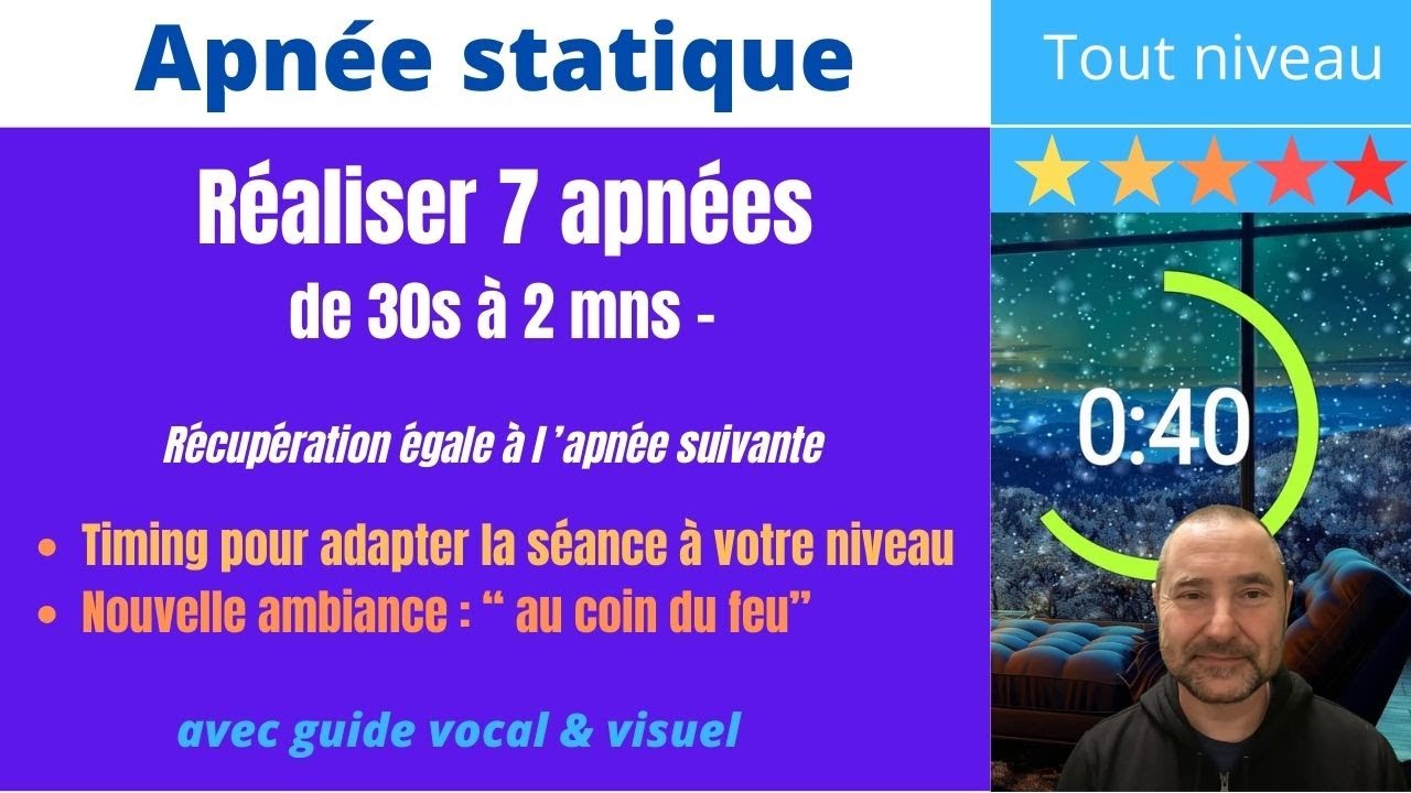 🤿Réaliser 7 apnées de 30