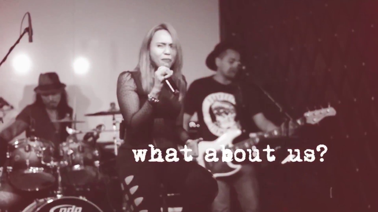 What about us - Pink  (Lyrics video cover)