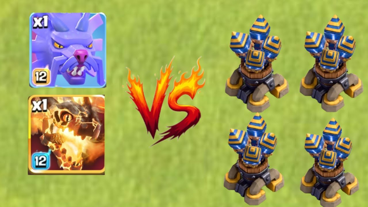 MAX Dragon vs MAX Air Defenses 🔥😱