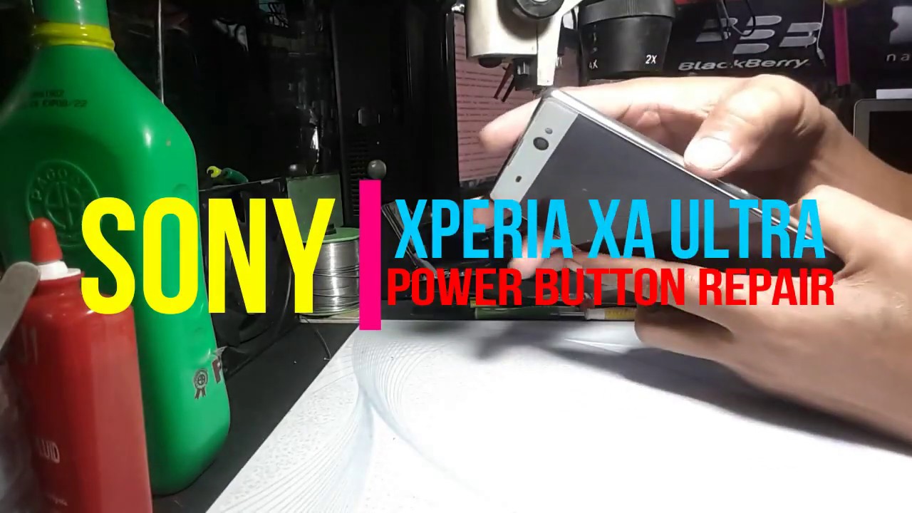 SONY Xperia XA Ultra | Broken power button repair guide