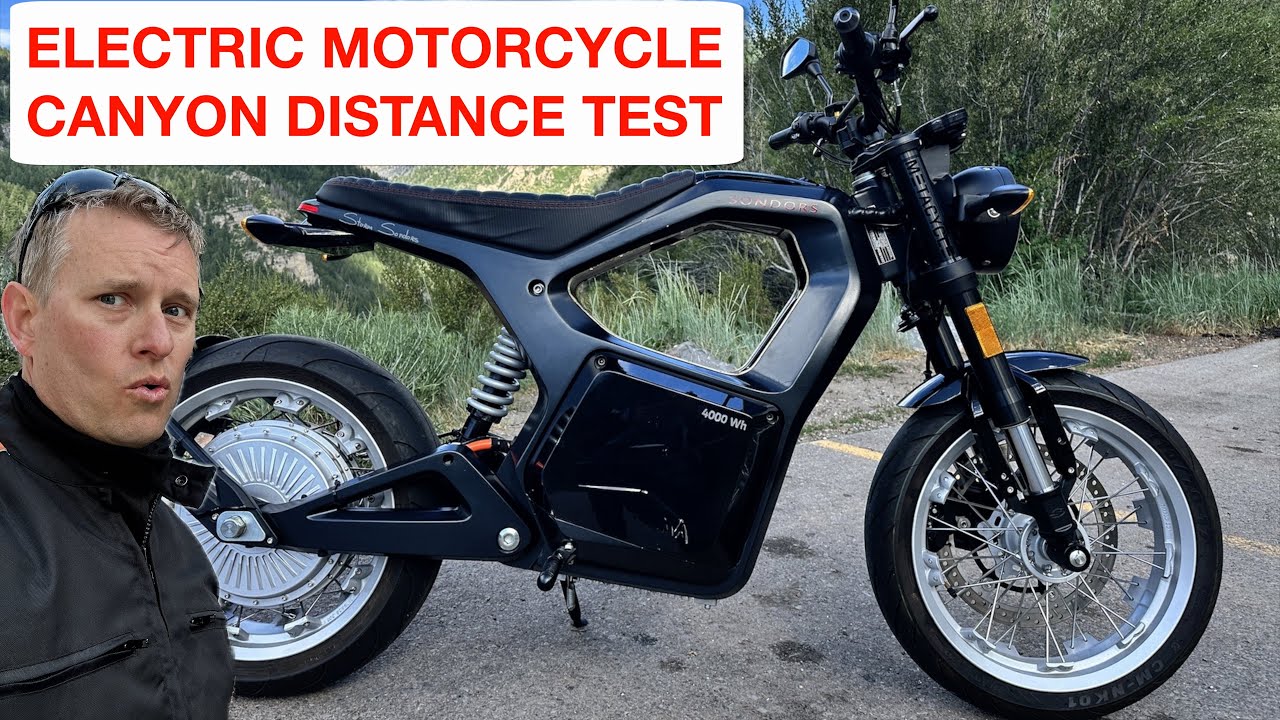 Electric Motorcycle Canyon Range Test | S1 E3