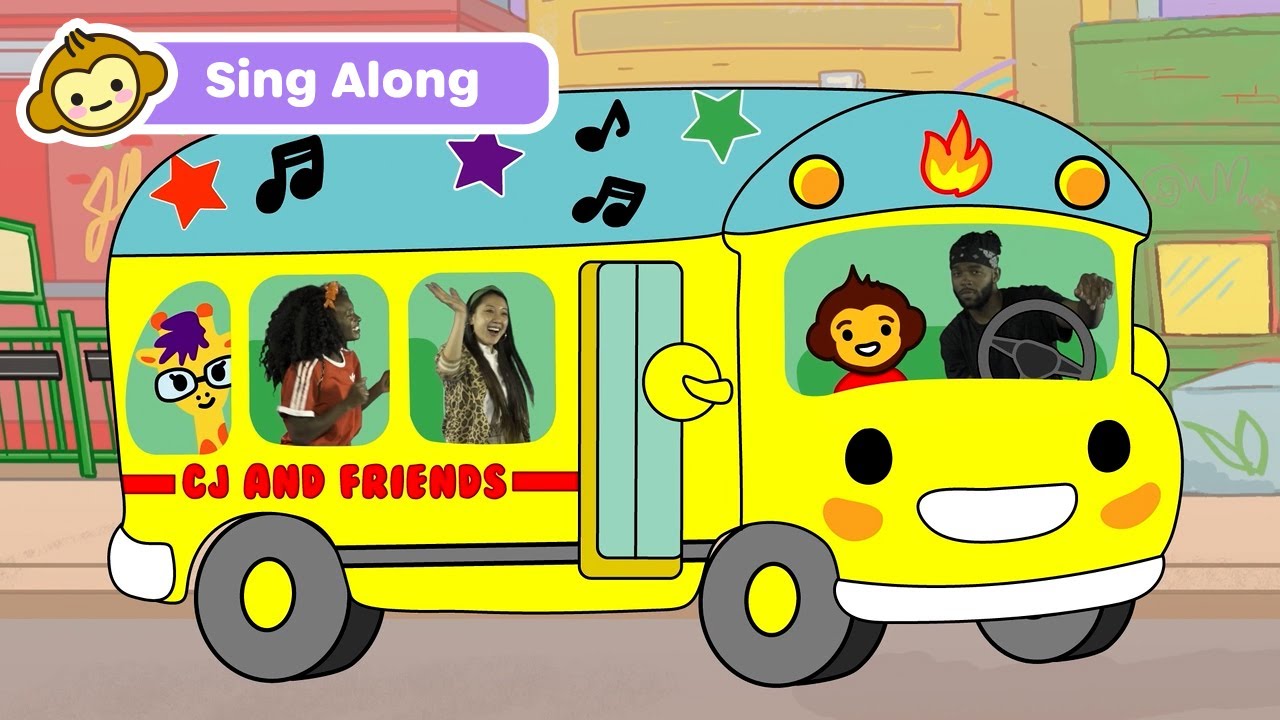Wheels on the Bus 🚌🎶 (CJ&rsquo;s Praise Version) | Sing Along with Motions & Lyrics | CJ and Friends