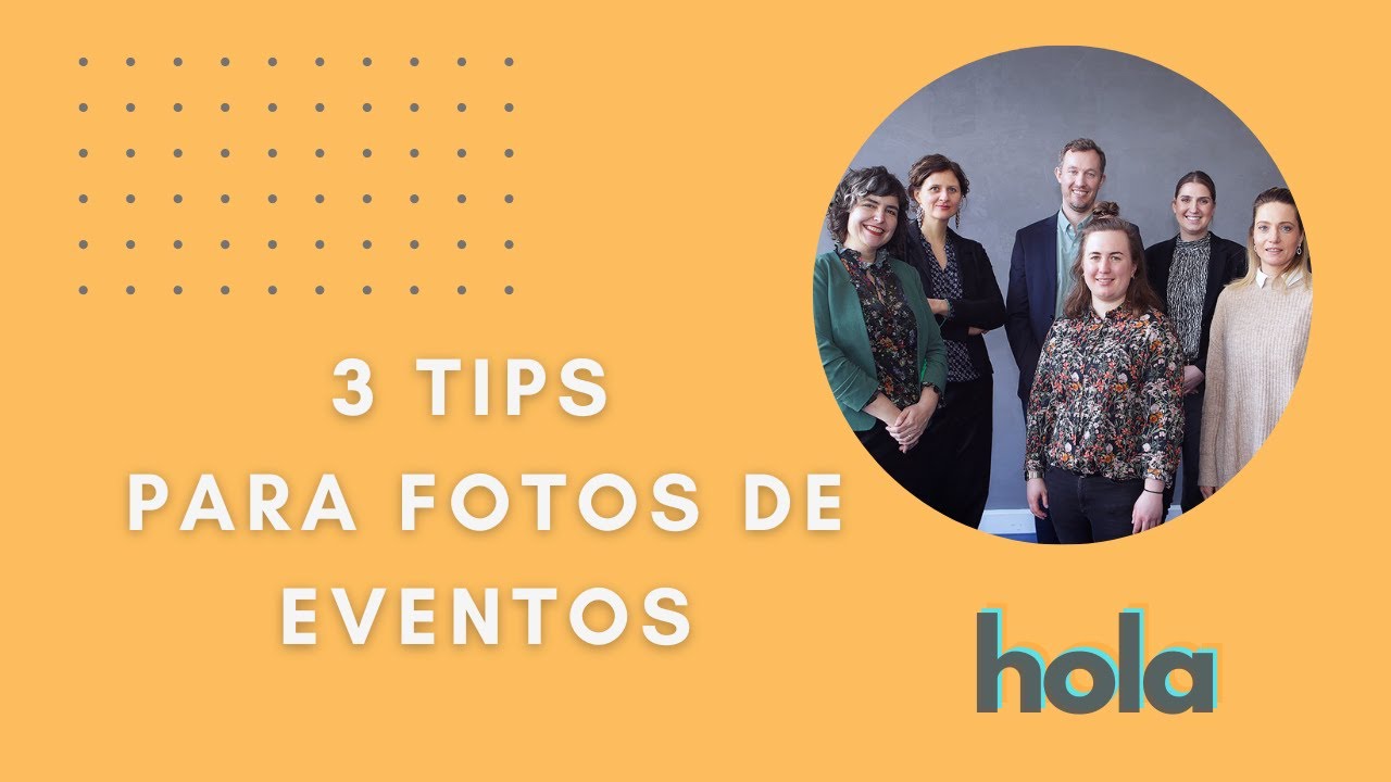 3 tips para hacer fotos en eventos con tu celular