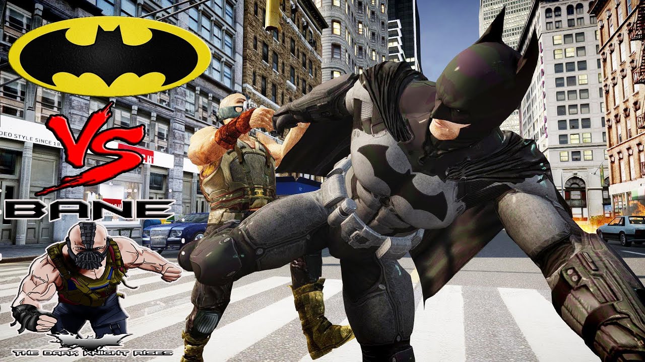 Batman vs Bane - The Dark Knight Rise Battle - Grand Theft Auto