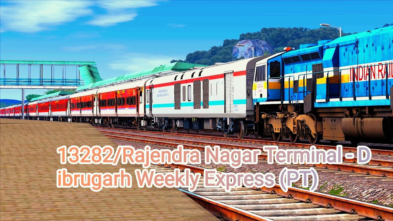 13282/Rajendra Nagar Terminal - Dibrugarh Weekly Express (PT)) enjoy Live stream//railwork gaming🚉?