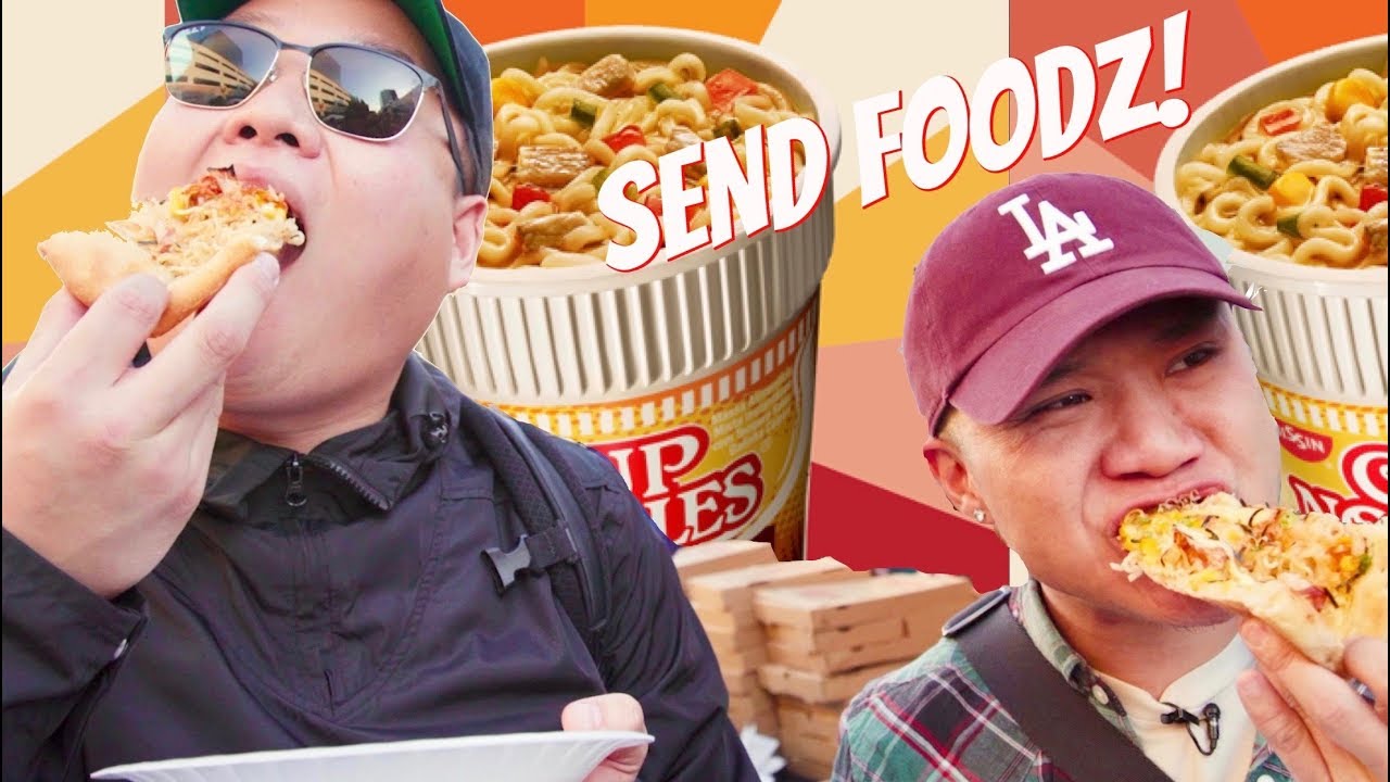 SEND FOODZ Ep #1 - Cup Noodles Pizza feat. David So