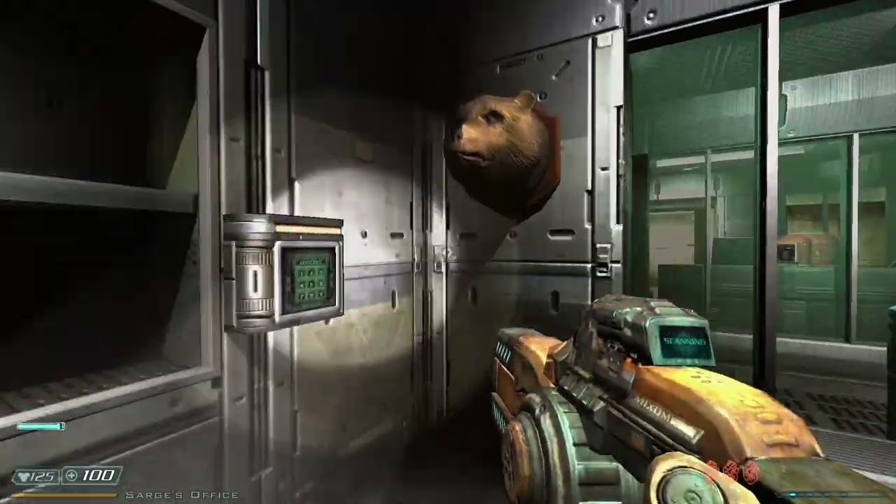 DOOM 3  BFG Edition Resurrection of Evil - raw footage no editing