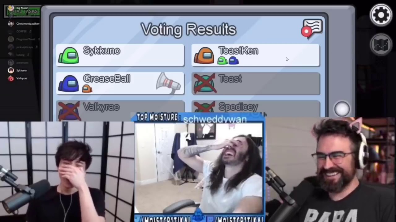 Sykkuno, moistcr1tikal, and CinnamonToastKen troll each other Charlie loses his mind