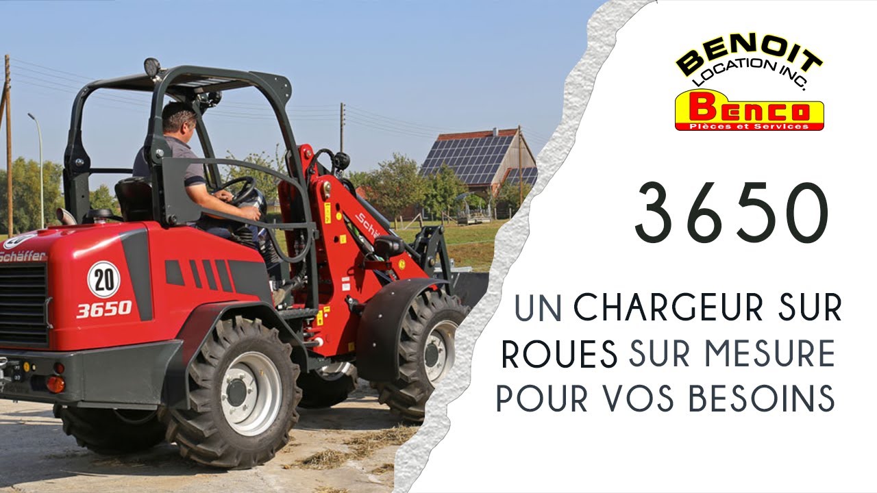 LE LOADER BENCO-SCH&Auml;FFER 3650: UN CHARGEUR SUR ROUES SUR MESURE POUR VOS BESOINS