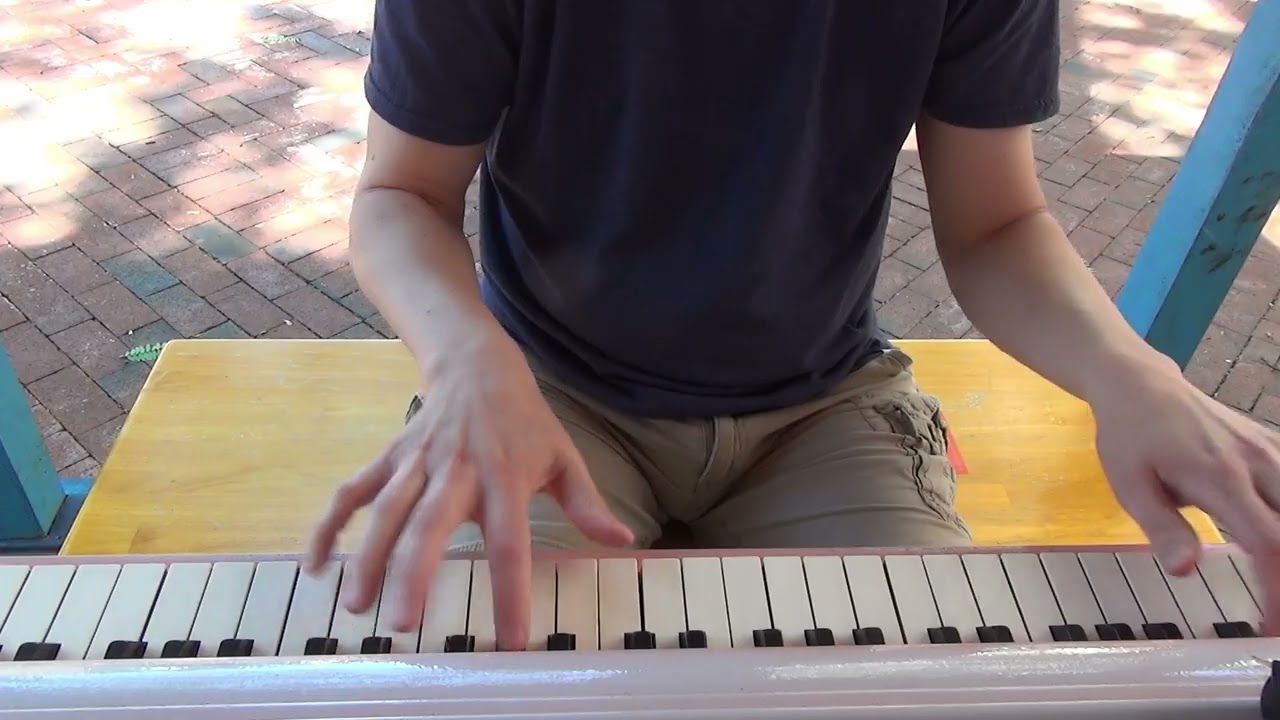 Street piano 2 - touhou - The Maid and the Pocket Watch of Blood - rough cover - Lancaster, PA