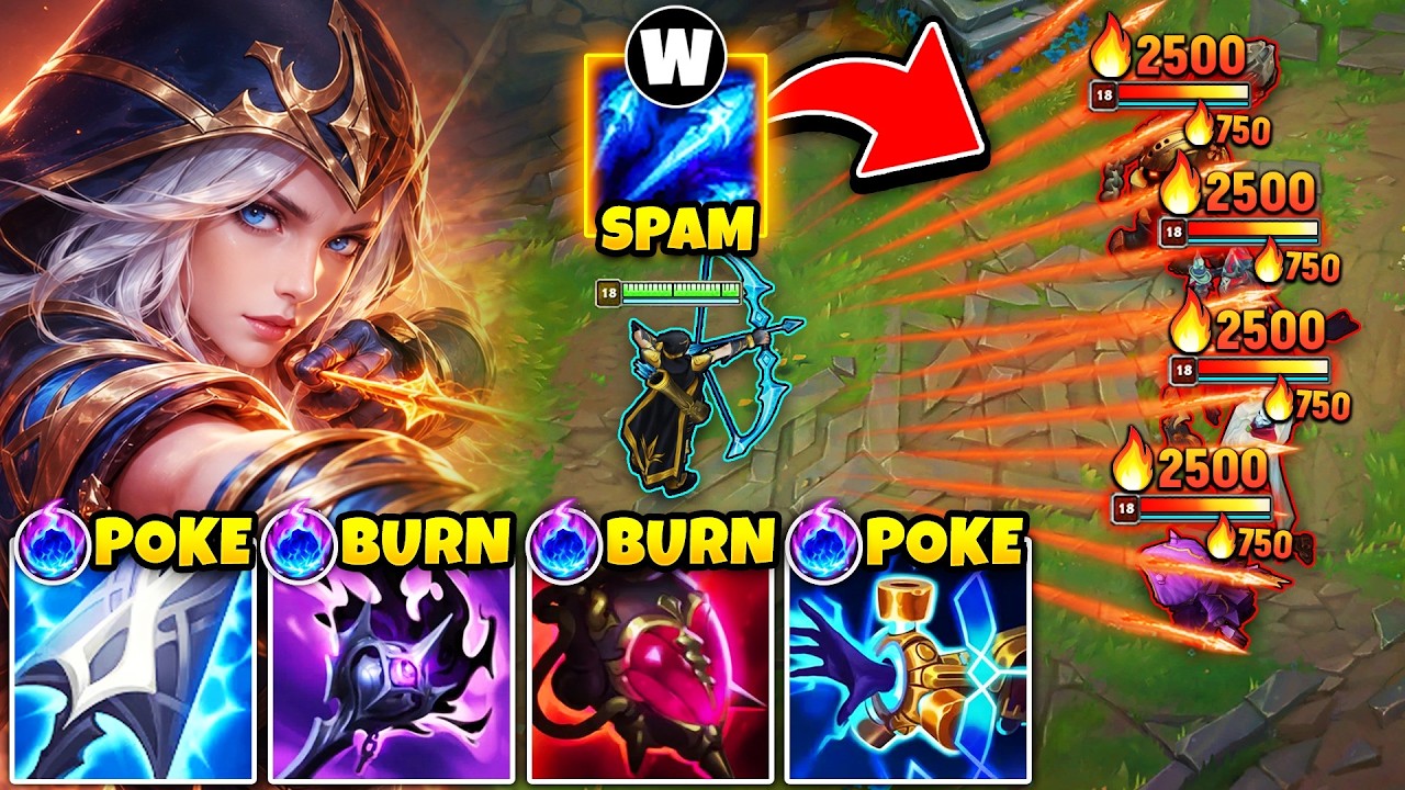 The #1 Most ANNOYING build in League of Legends... (SPAM BURNING ARROWS)