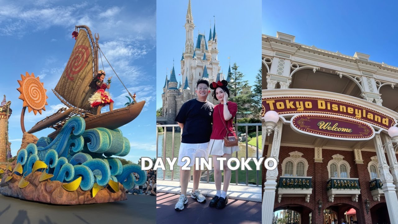 JAPAN TRAVEL VLOG DIARIES DAY 2 : EXPLORING TOKYO DISNEYLAND🎢🏰