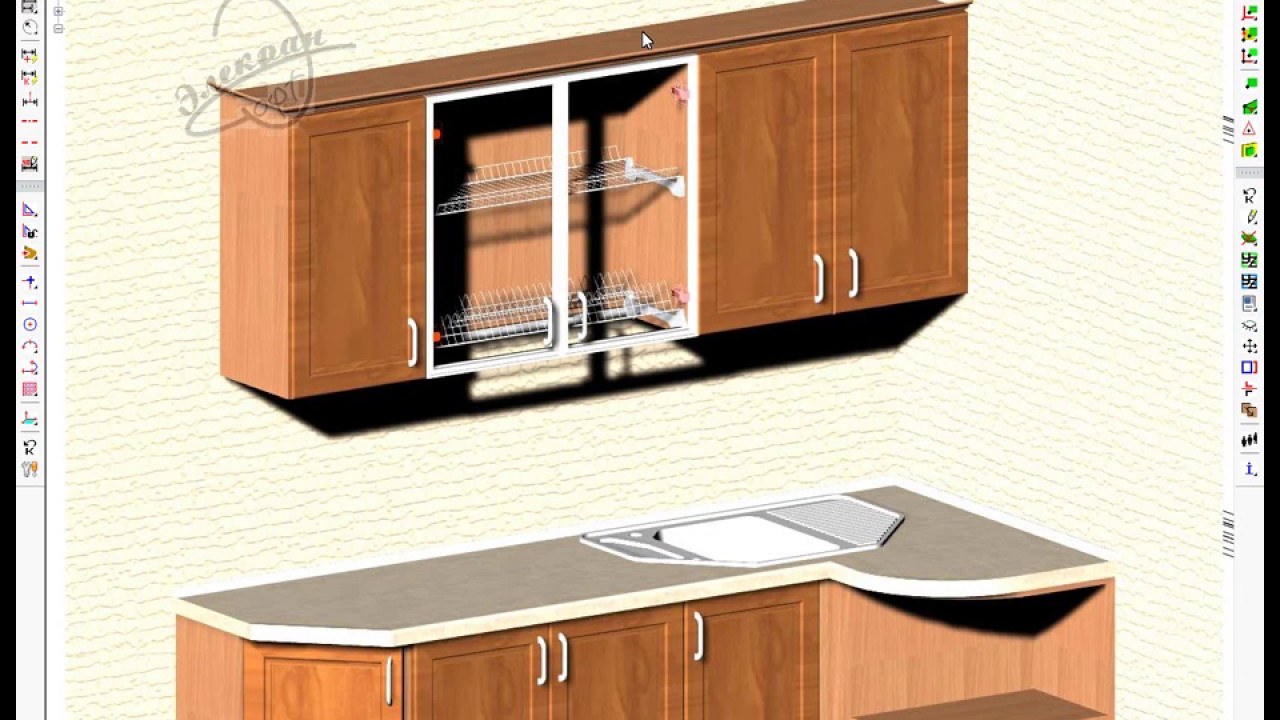 Проектирование кухни в программе 3D Constructor