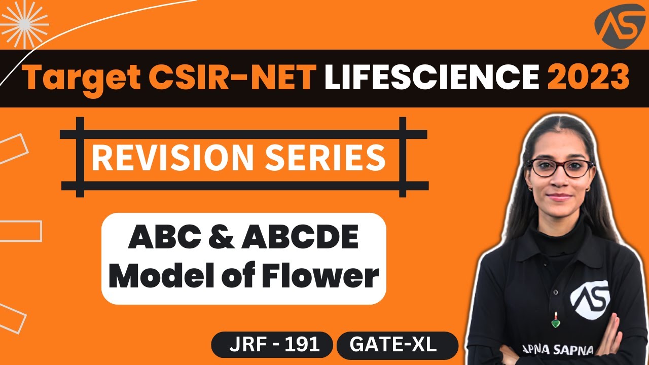 ABC AND ABCDE Model of Flower || Revision Series || CSIR-NET LIFESCIENCE 2023