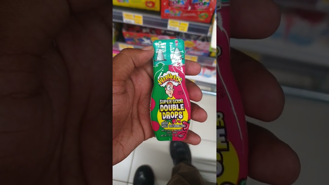 WAR HEADS SUPER SOUR DOUBLE DROPS😋😍🤩#viral #shortsfeed #shorts