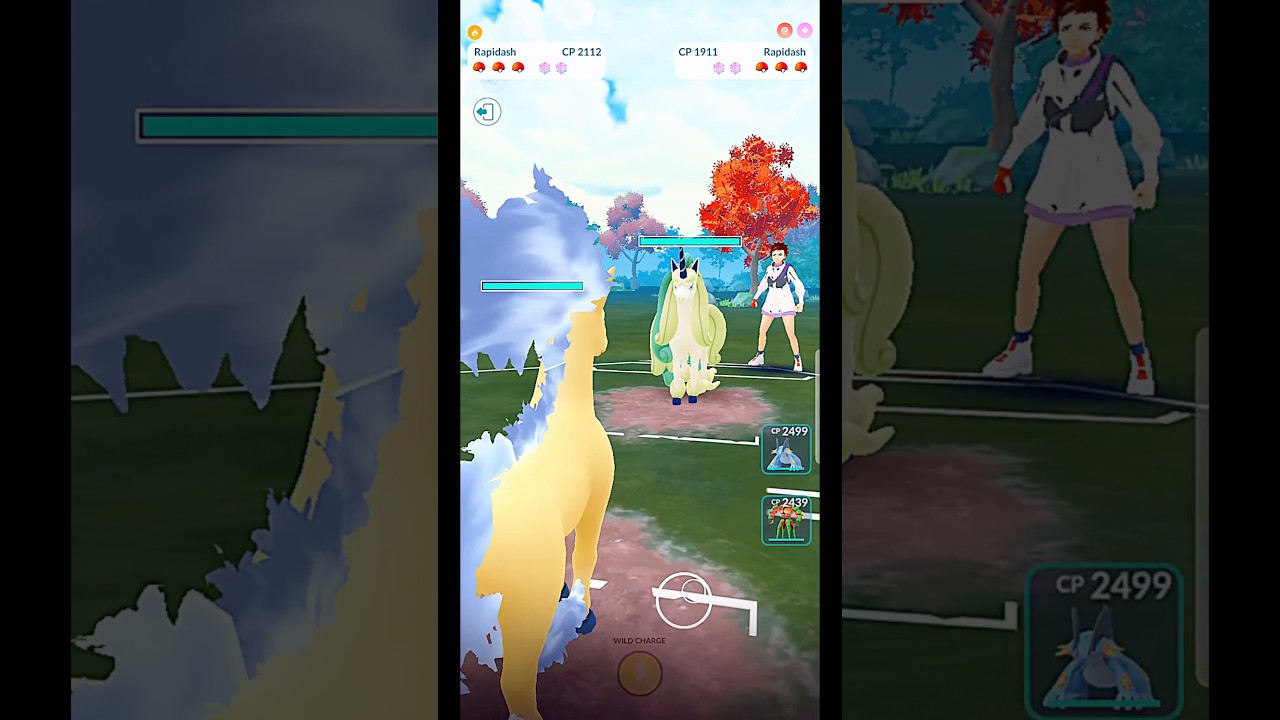 ✨Kanto Rapidash VS✨Galarien Rapidash PVP Form Battle in #pokemongo