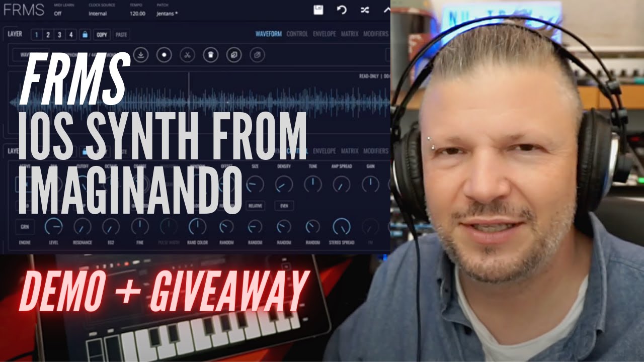 FRMS granular iOS synth from Imaginando + giveaway
