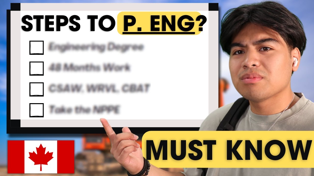 How to become a Professional Engineer (P Eng) in Canada | GUIDE of what you NEED to know.