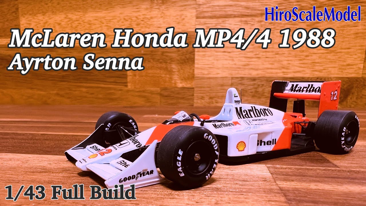 [ Full ] 1/43 McLaren Honda MP4/4 1988 A.Senna [Tameo]