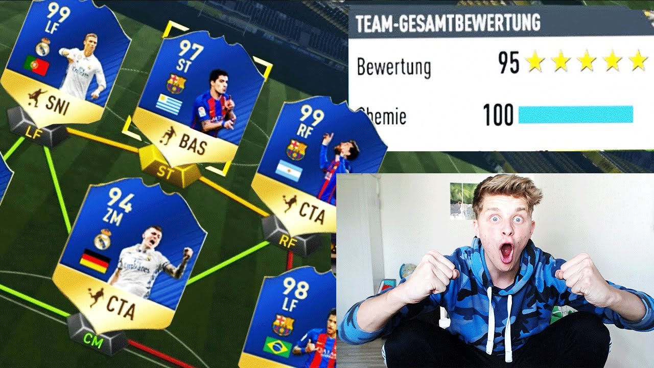 100% UNM&Ouml;GLICHE 195 TOTS RATED FUT DRAFT CHALLENGE!! ⚽⛔️😝 - FIFA 17 ULTIMATE TEAM (DEUTSCH)