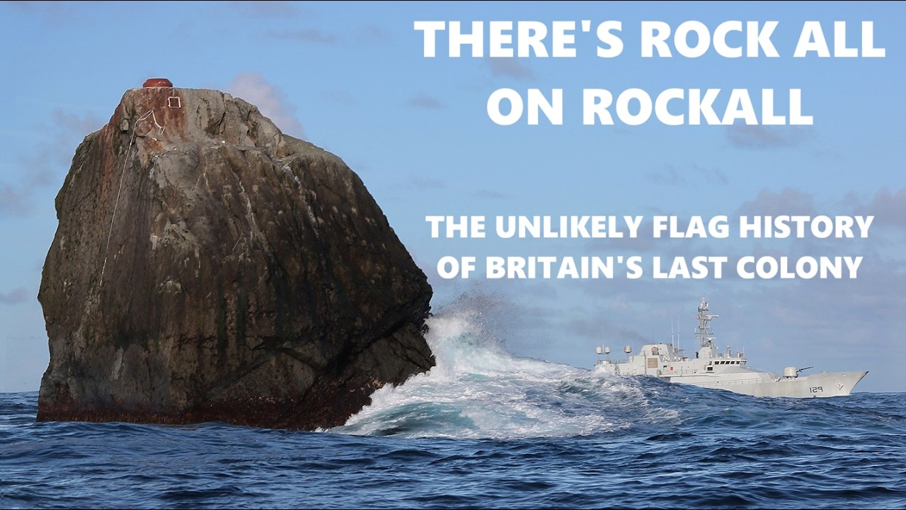 There's rock all on Rockall. The unlikely flag history of Britain's last colony.