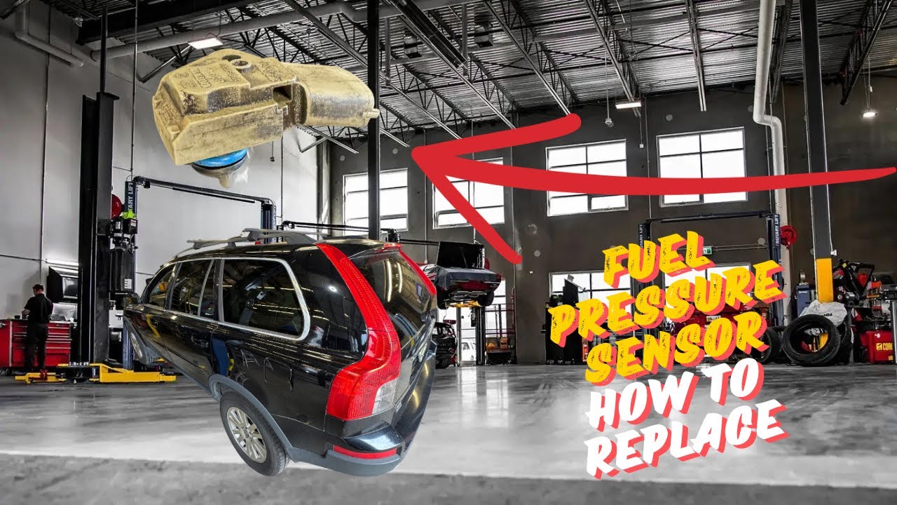 ЗАМЕНА датчика давления топлива Volvo 3.2L
