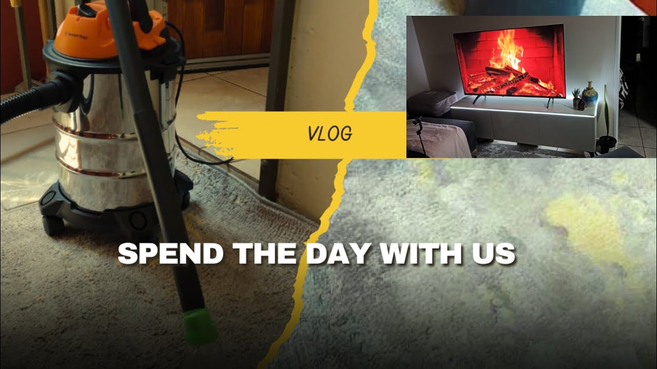 Spend the Day With Us | Cleaning Day Vlog 🧹✨|Washing the Rug|New TV
