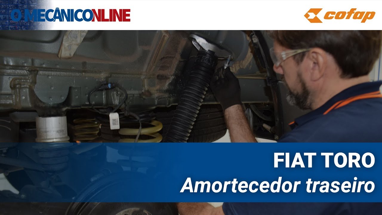 Substituição dos amortecedores traseiro da Fiat Toro 1.8 AT6