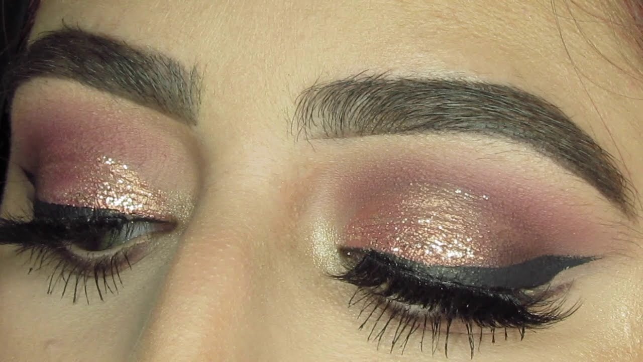 مكياج للحفلات روز قولد - RoseGold makeup tutorial
