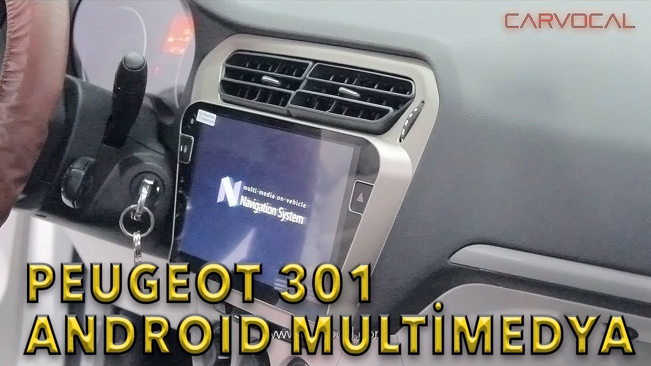 Peugeot 301 Android Multimedya Sistemi