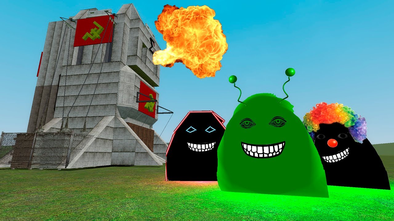 Angry Munci Family Vs Houses in Garry's Mod (Part 1)