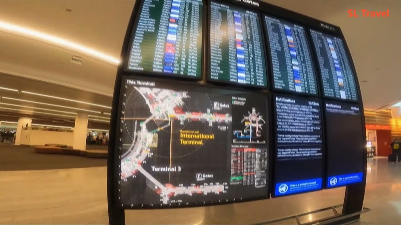 Walking Tour San Francisco International Airport International Terminal G Gates
