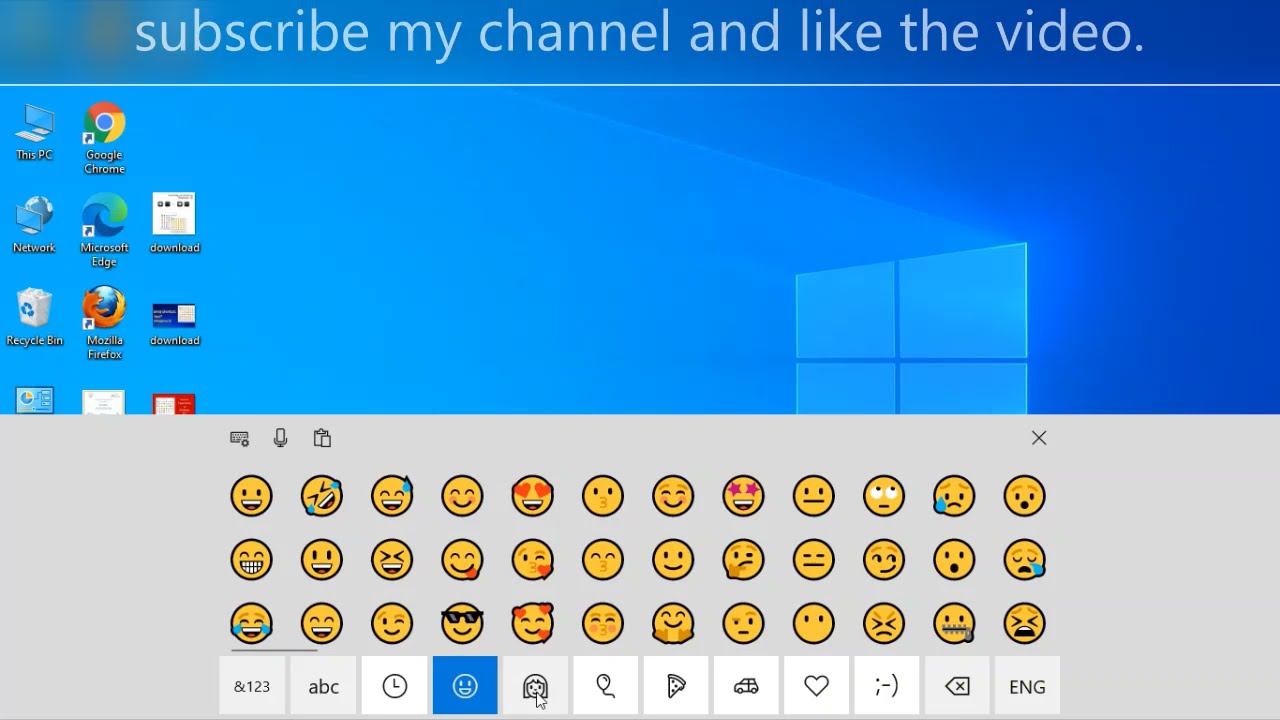 EMOJI 😋😎😴SHORTCUT KEYS IN windows 10