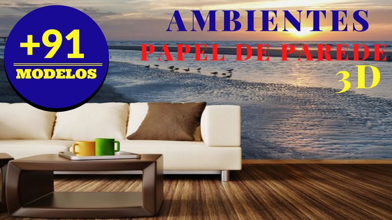 Decora&ccedil;&atilde;o com Papel de Parede: +30 Modelos Incr&iacute;veis +Dicas