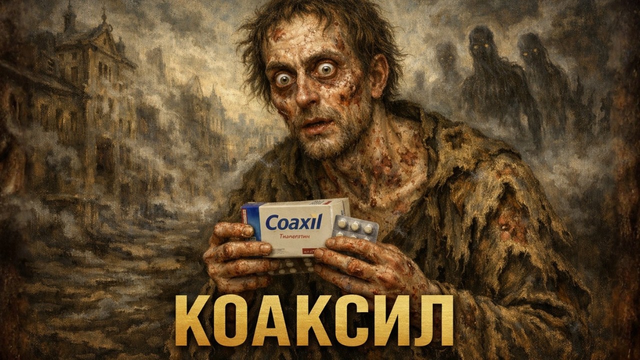 Полная история КОАКСИЛА: как антидепрессант из аптеки стал гниющим кошмаром | История для сна